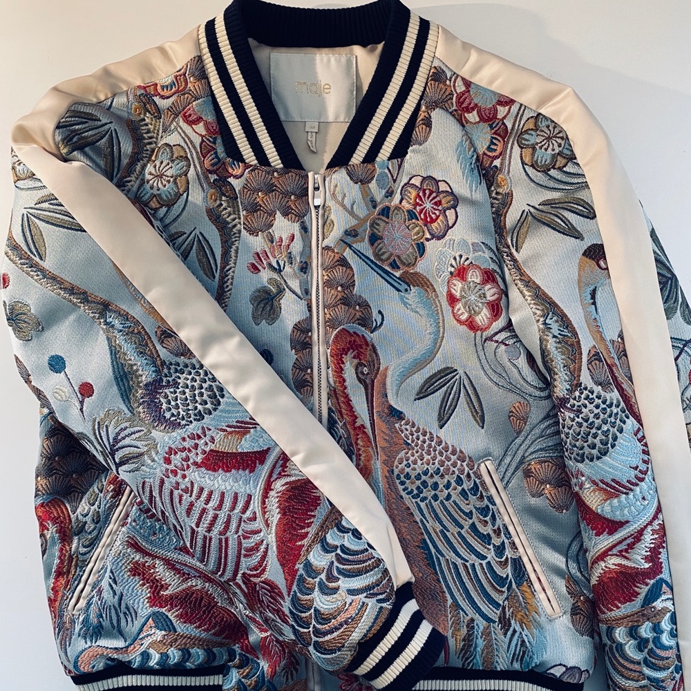 Maje | Boyan Bomber Jacket | Sz: FR:38/US:4-6